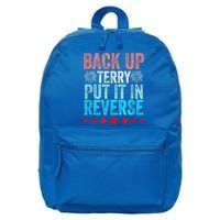 Retro Back Up Terry Put It In Reverse 4th Of July Fireworks 16 in Basic Backpack