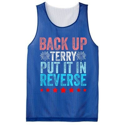 Retro Back Up Terry Put It In Reverse 4th Of July Fireworks Mesh Reversible Basketball Jersey Tank