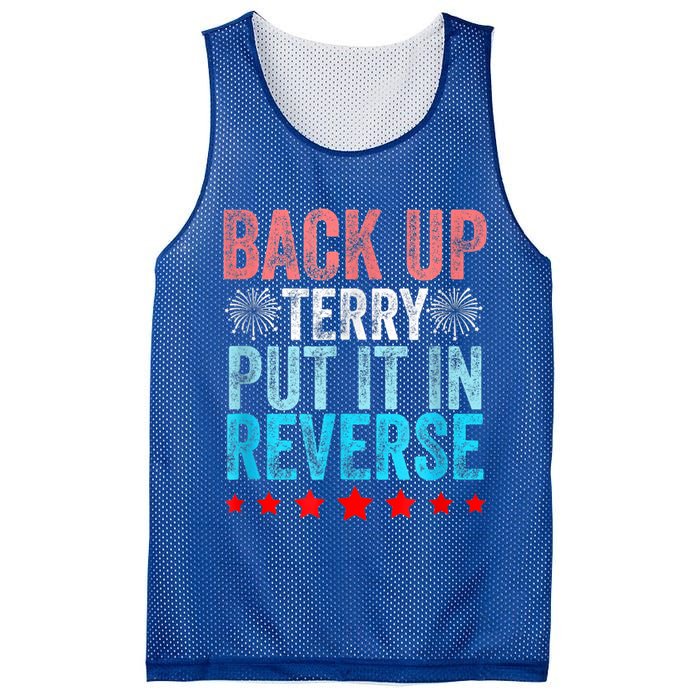 Retro Back Up Terry Put It In Reverse 4th Of July Fireworks Mesh Reversible Basketball Jersey Tank