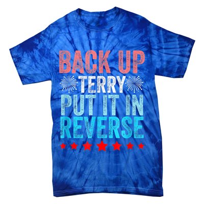 Retro Back Up Terry Put It In Reverse 4th Of July Fireworks Tie-Dye T-Shirt