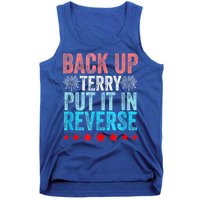 Retro Back Up Terry Put It In Reverse 4th Of July Fireworks Tank Top