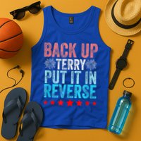 Retro Back Up Terry Put It In Reverse 4th Of July Fireworks Tank Top