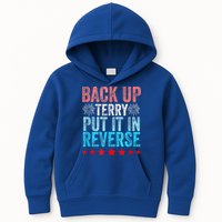 Retro Back Up Terry Put It In Reverse 4th Of July Fireworks Kids Hoodie
