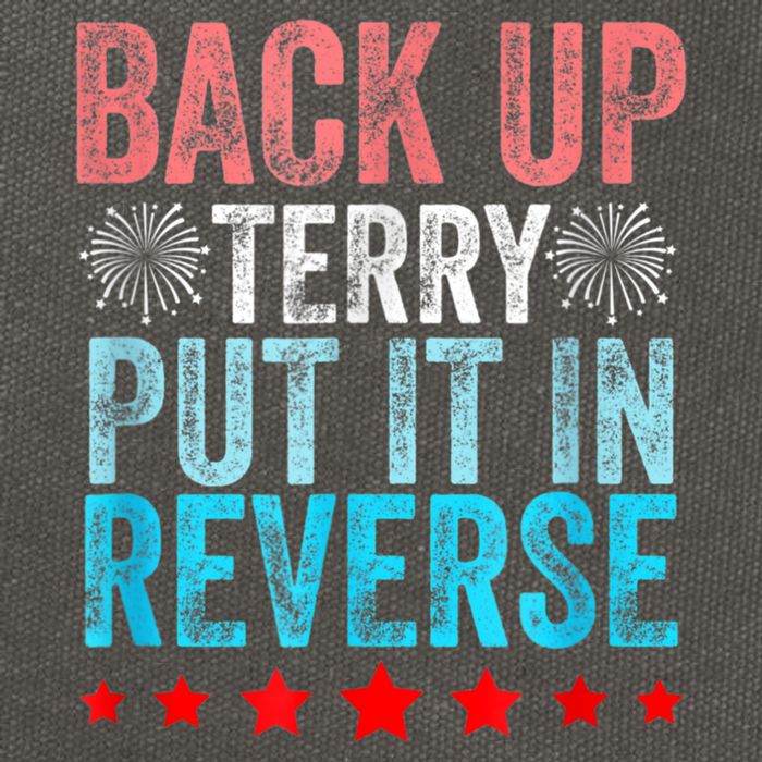 Retro Back Up Terry Put It In Reverse 4th Of July Fireworks Cotton Canvas Backpack