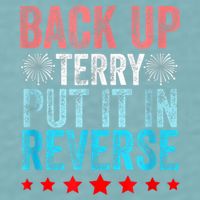 Retro Back Up Terry Put It In Reverse 4th Of July Fireworks Sueded Cloud Jersey T-Shirt