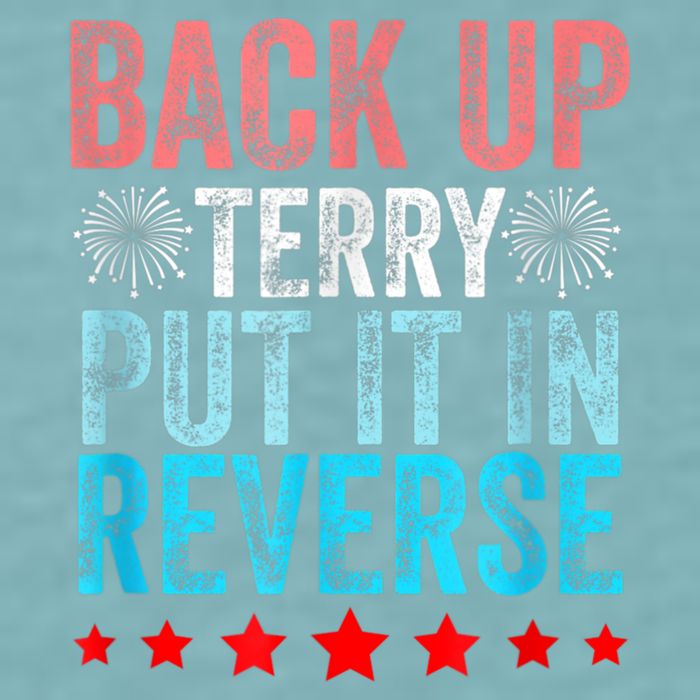 Retro Back Up Terry Put It In Reverse 4th Of July Fireworks Sueded Cloud Jersey T-Shirt