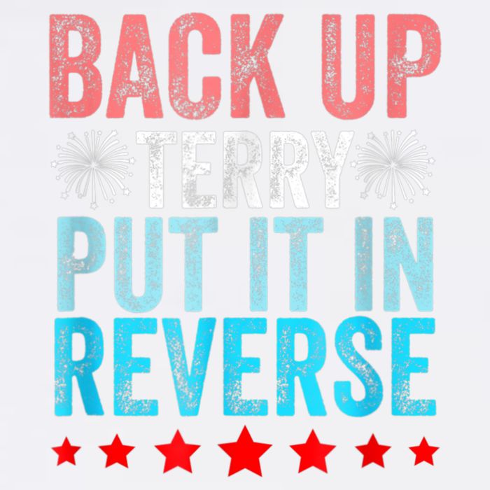 Retro Back Up Terry Put It In Reverse 4th Of July Fireworks Garment-Dyed Sweatshirt