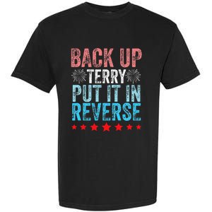 Retro Back Up Terry Back It Up Terry 4th of July Fireworks Garment-Dyed Heavyweight T-Shirt