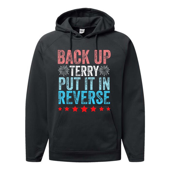 Retro Back Up Terry Back It Up Terry 4th of July Fireworks Performance Fleece Hoodie