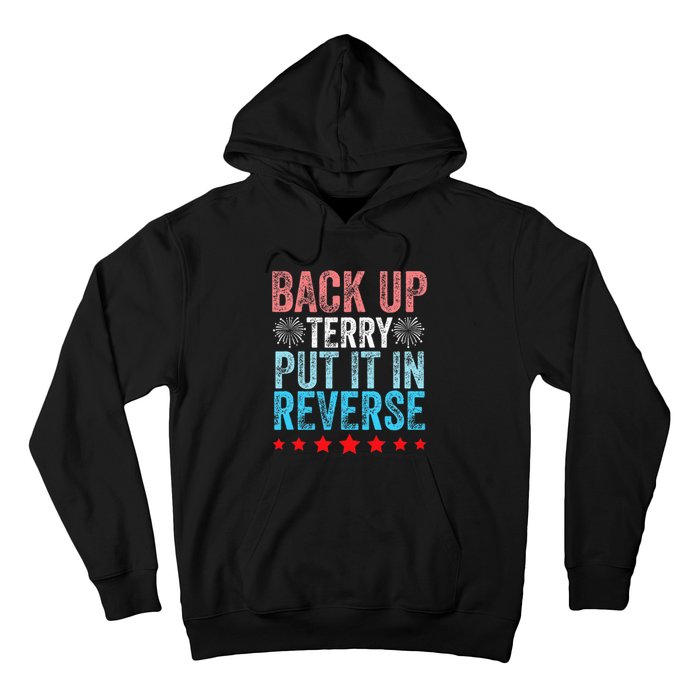 Retro Back Up Terry Back It Up Terry 4th of July Fireworks Hoodie