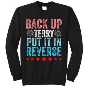 Retro Back Up Terry Back It Up Terry 4th of July Fireworks Sweatshirt