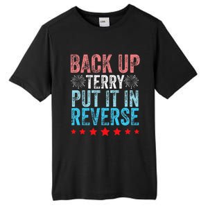 Retro Back Up Terry Back It Up Terry 4th of July Fireworks Tall Fusion ChromaSoft Performance T-Shirt