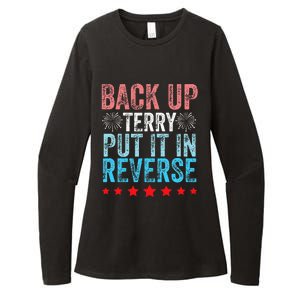 Retro Back Up Terry Back It Up Terry 4th of July Fireworks Womens CVC Long Sleeve Shirt