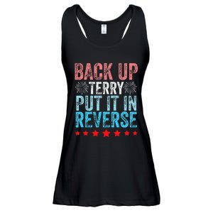 Retro Back Up Terry Back It Up Terry 4th of July Fireworks Ladies Essential Flowy Tank