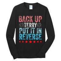 Retro Back Up Terry Back It Up Terry 4th of July Fireworks Tall Long Sleeve T-Shirt