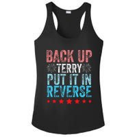 Retro Back Up Terry Back It Up Terry 4th of July Fireworks Ladies PosiCharge Competitor Racerback Tank