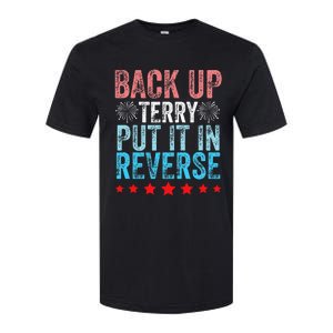 Retro Back Up Terry Back It Up Terry 4th of July Fireworks Softstyle CVC T-Shirt