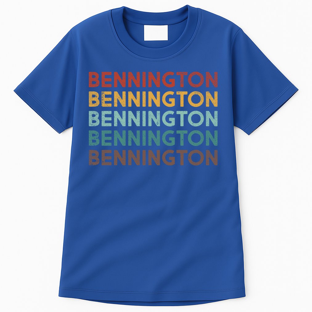 Retro Bennington Vermont Cool Gift Tall T-Shirt