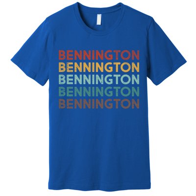 Retro Bennington Vermont Cool Gift Premium T-Shirt