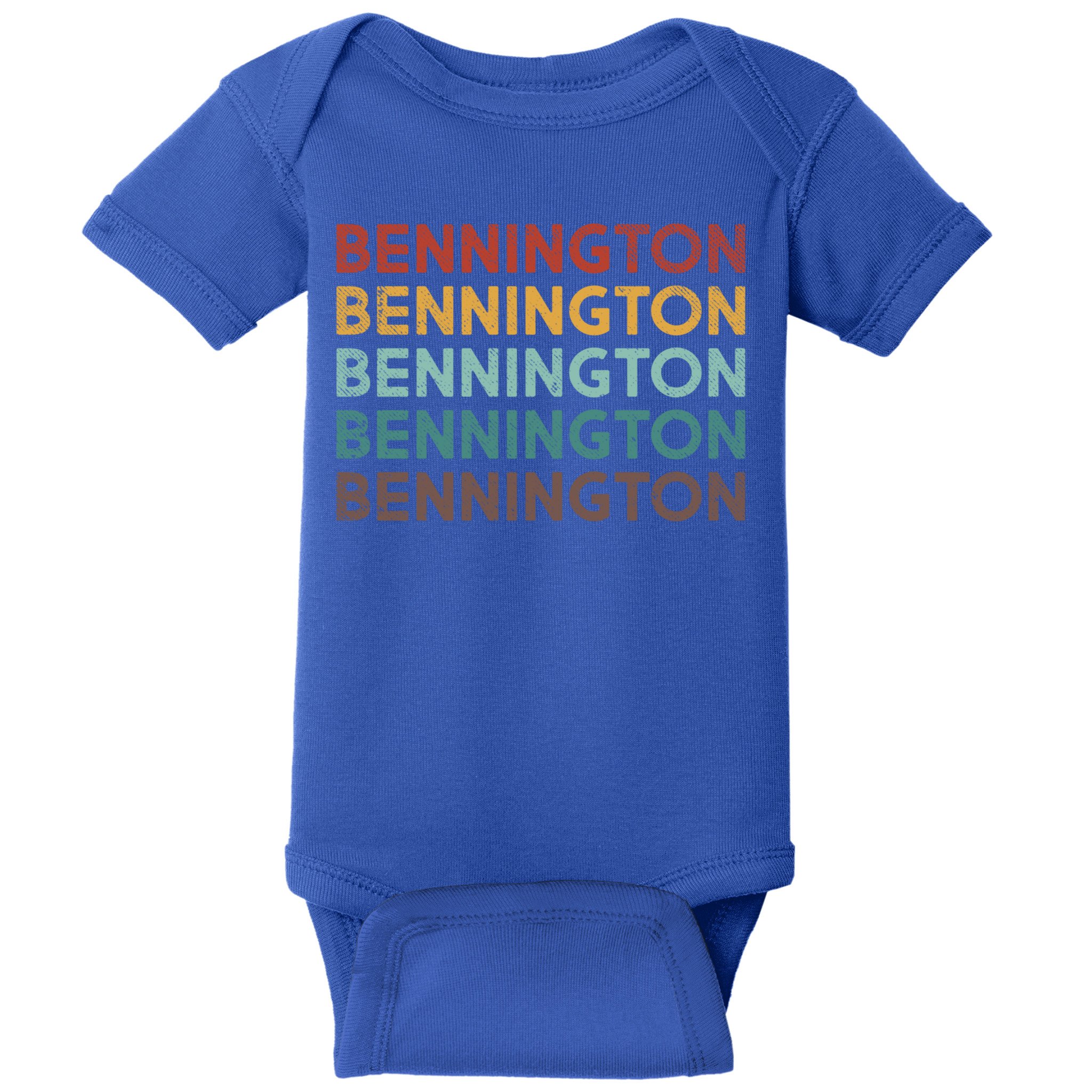 Retro Bennington Vermont Cool Gift Baby Bodysuit