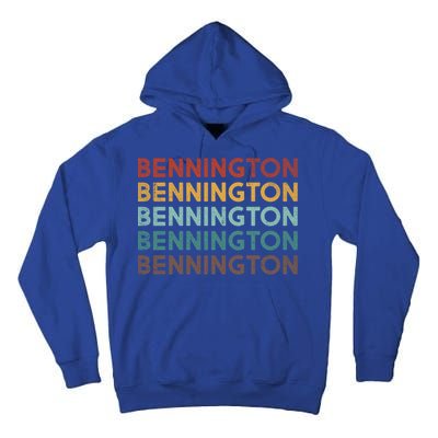 Retro Bennington Vermont Cool Gift Tall Hoodie