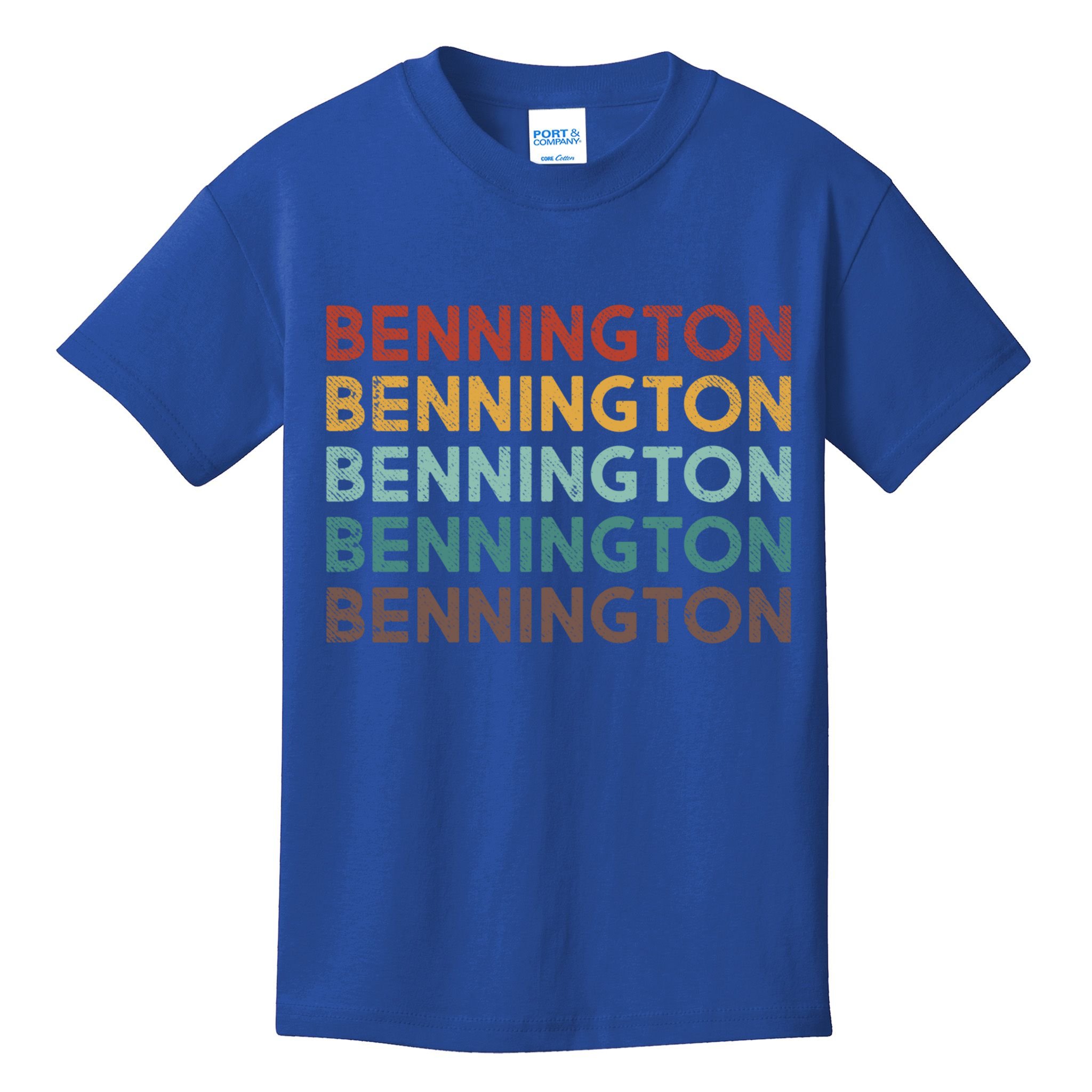 Retro Bennington Vermont Cool Gift Kids T-Shirt