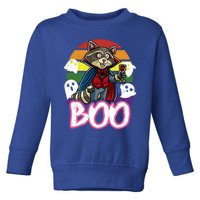 Raccoon Boo Vampire Trick Or Treat Halloween Costume Great Gift Toddler Sweatshirt