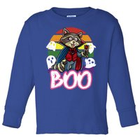 Raccoon Boo Vampire Trick Or Treat Halloween Costume Great Gift Toddler Long Sleeve Shirt