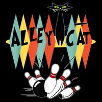 Retro Bowling Vintage Bowler Alley Cat Vintage Womens Tank Top