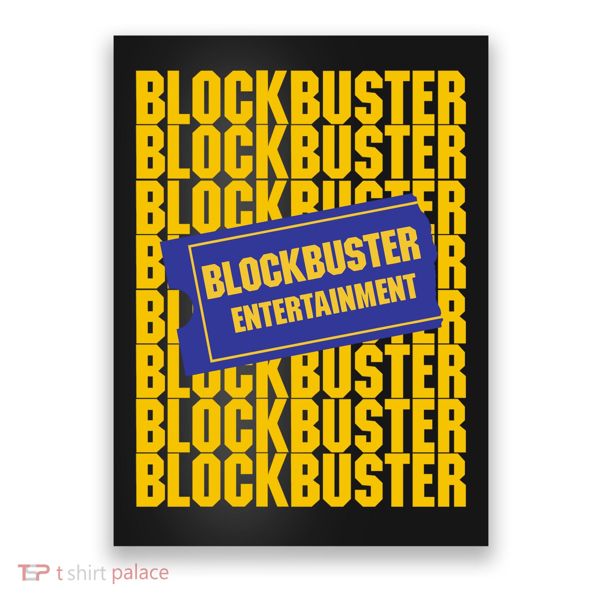Retro Blockbuster Video Poster