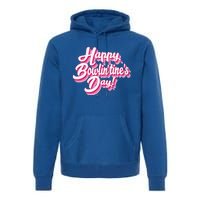 Retro Bowling Valentines Gift Premium Hoodie