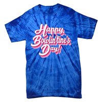 Retro Bowling Valentines Gift Tie-Dye T-Shirt