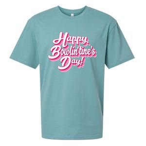 Retro Bowling Valentines Gift Sueded Cloud Jersey T-Shirt