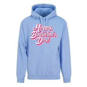 Retro Bowling Valentines Gift Unisex Surf Hoodie