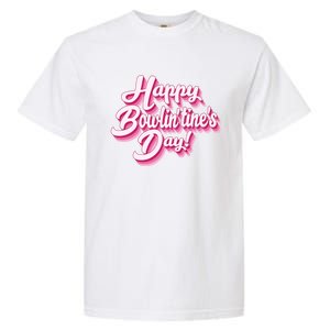 Retro Bowling Valentines Gift Garment-Dyed Heavyweight T-Shirt