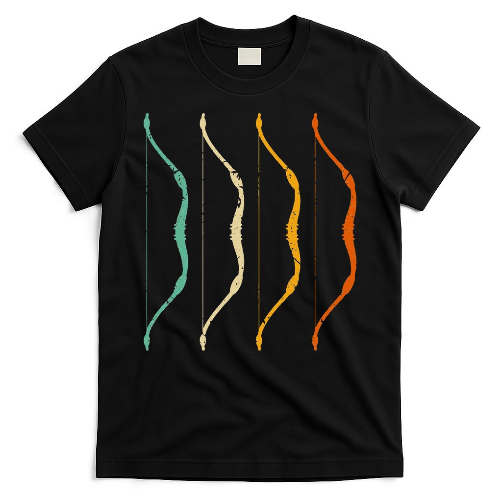 Recurve Bow Vintage Hunting Retro Archery T-Shirt