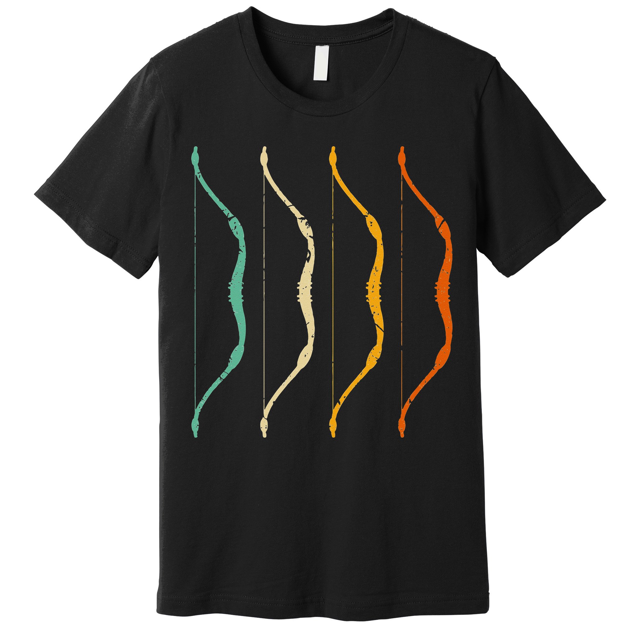 Recurve Bow Vintage Hunting Retro Archery Premium T-Shirt