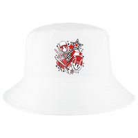 Retro Baseball Vibes Funny Smile Face Meme Cool Comfort Performance Bucket Hat