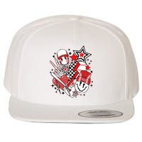 Retro Baseball Vibes Funny Smile Face Meme Wool Snapback Cap