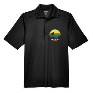 Retro Bayou Vestavia Hills Alabama Bigfoot Souvenir Men's Origin Performance Pique Polo