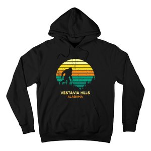 Retro Bayou Vestavia Hills Alabama Bigfoot Souvenir Hoodie