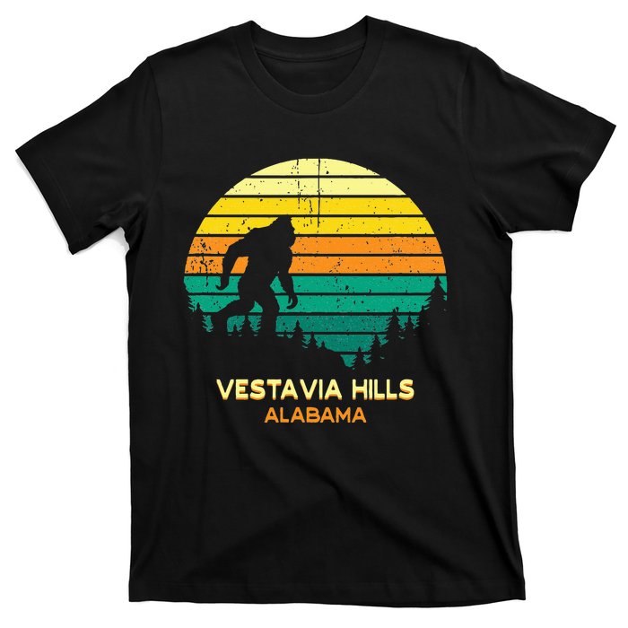 Retro Bayou Vestavia Hills Alabama Bigfoot Souvenir T-Shirt