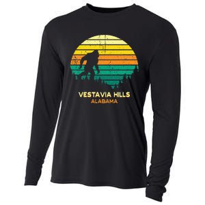 Retro Bayou Vestavia Hills Alabama Bigfoot Souvenir Cooling Performance Long Sleeve Crew