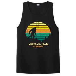 Retro Bayou Vestavia Hills Alabama Bigfoot Souvenir PosiCharge Competitor Tank