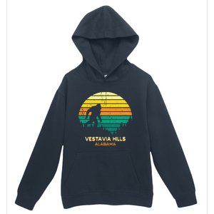 Retro Bayou Vestavia Hills Alabama Bigfoot Souvenir Urban Pullover Hoodie