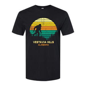 Retro Bayou Vestavia Hills Alabama Bigfoot Souvenir Softstyle CVC T-Shirt