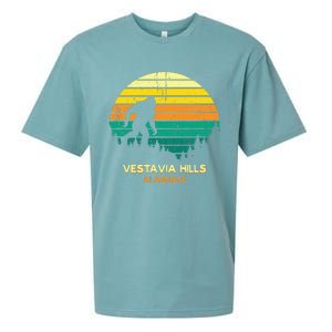 Retro Bayou Vestavia Hills Alabama Bigfoot Souvenir Sueded Cloud Jersey T-Shirt