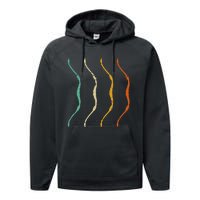 Recurve Bow Vintage Hunting Retro Archery Performance Fleece Hoodie