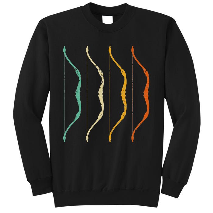 Recurve Bow Vintage Hunting Retro Archery Sweatshirt