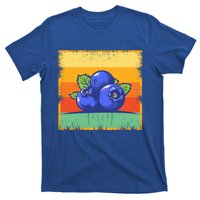 Retro Blueberry Vintage Fruit Aesthetic Blueberry Lover Cute Gift T-Shirt